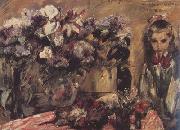 Lovis Corinth Wilhelmine with Flowers (nn02) china oil painting reproduction